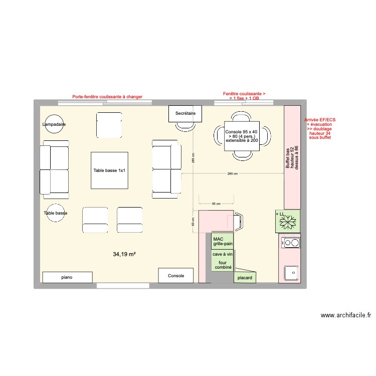 Cuisine arclinea 2 ter. Plan de 0 pièce et 0 m2