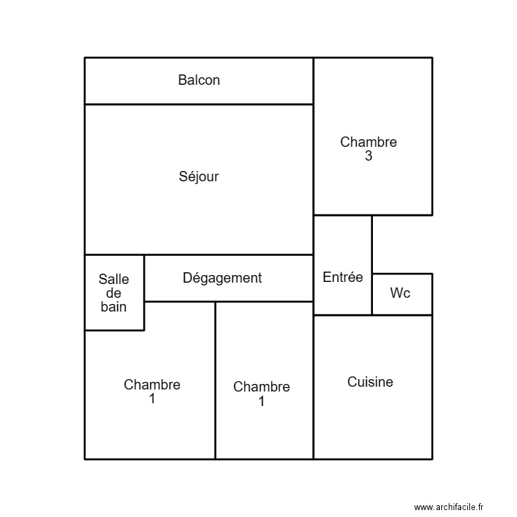 QUIMPER COAT. Plan de 10 pièces et 41 m2