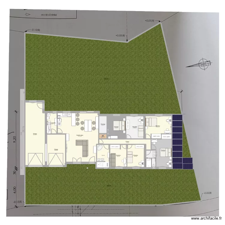 MAISON JEREMY TEST3. Plan de 17 Pièces et 701 m² MAISON JEREMY TEST3. Plan de 17 Pièces et 701 m²