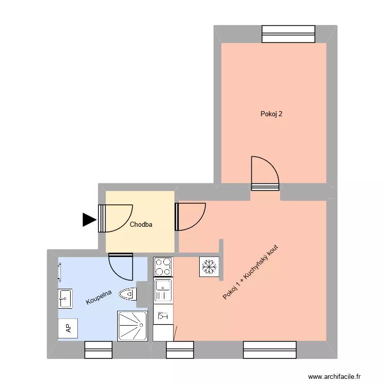 Kapitána Jasioka 719, byt 9. Plan de 11 et 165 m² Kapitána Jasioka 719, byt 9. Plan de 11 et 165 m²