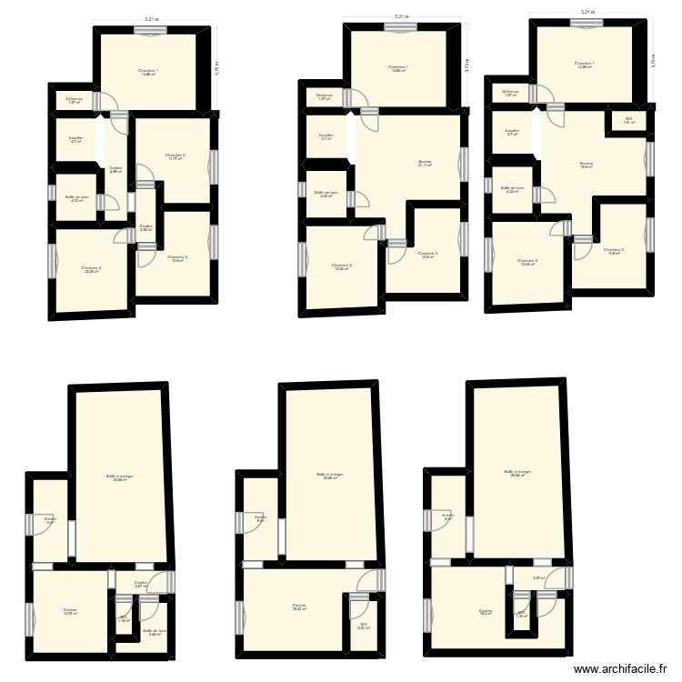 Etage. Plan de 0 pièce et 0 m2