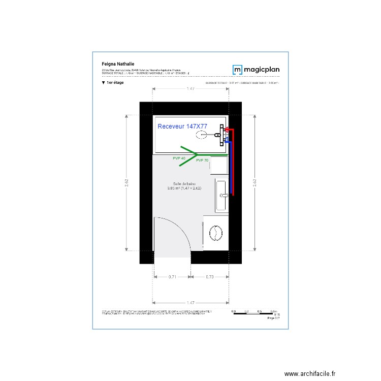 Plan.Feigna. Plan de 0 pièce et 0 m2