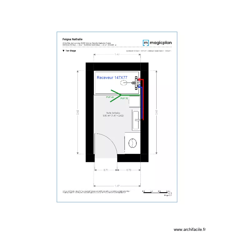 Plan.Feigna. Plan de 