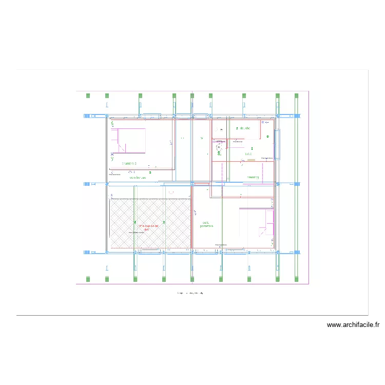 2&egrave;me &eacute;tage. Plan de 
