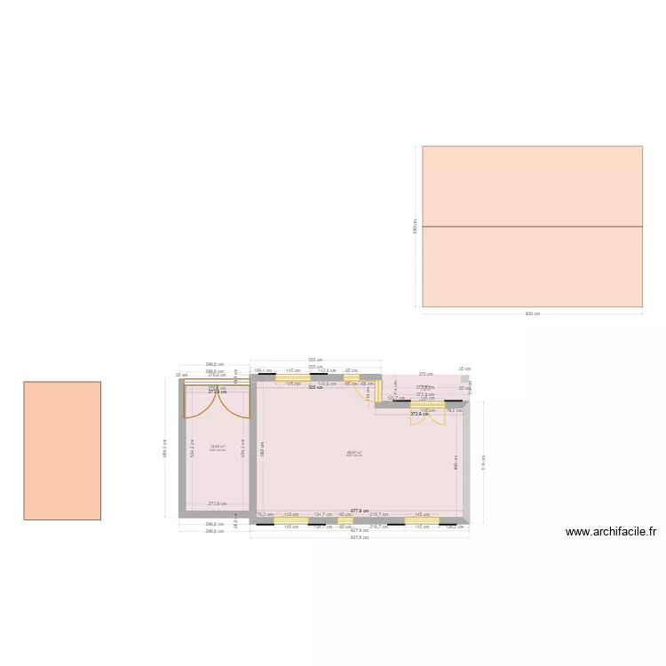 Maison Thibaut origine. Plan de 