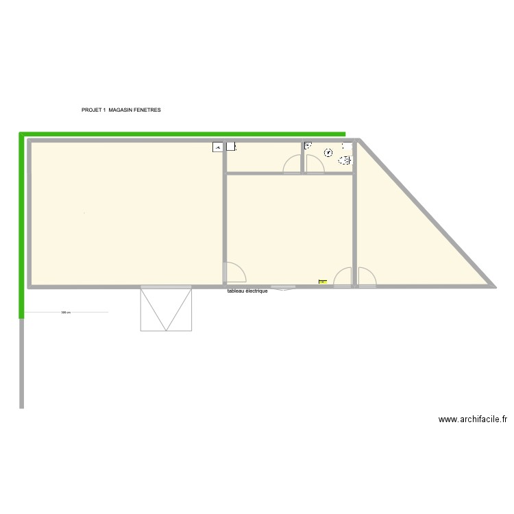 LOCAL LOCATIF 2024 atelier décorticage 3. Plan de 5 pièces et 122 m2