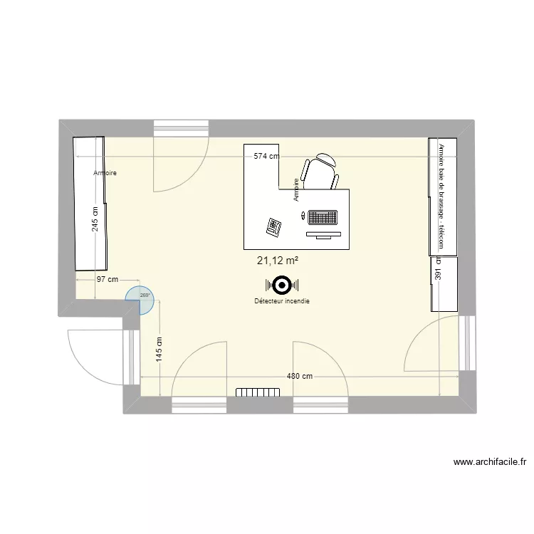 ehpad bureau AVANT. Plan de ehpad bureau AVANT. Plan de