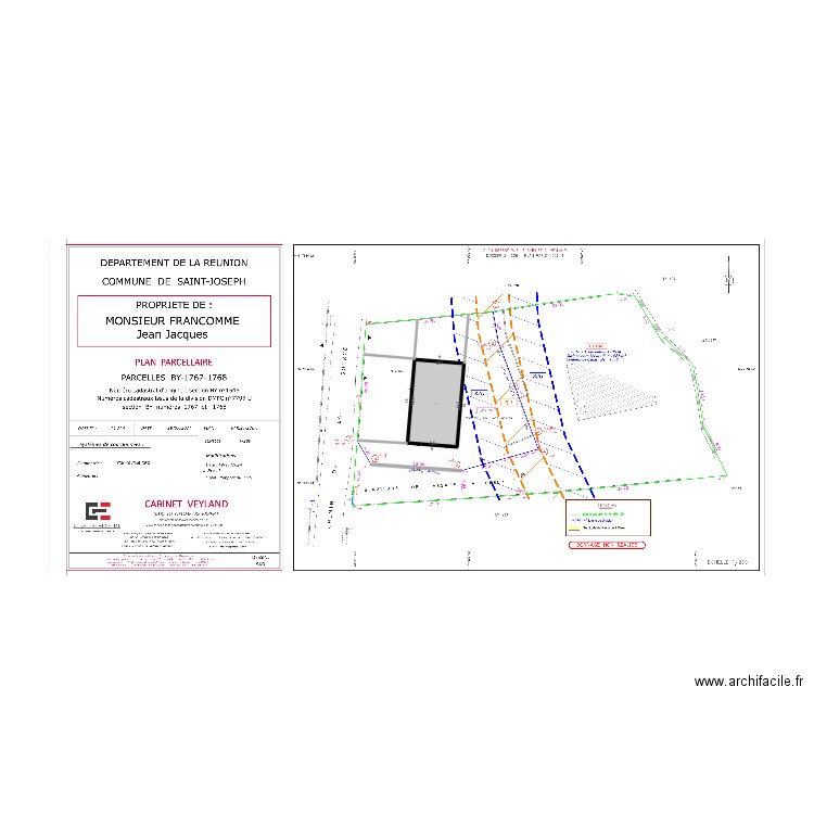 cabinet velan. Plan de 2 pièces et 247 m2
