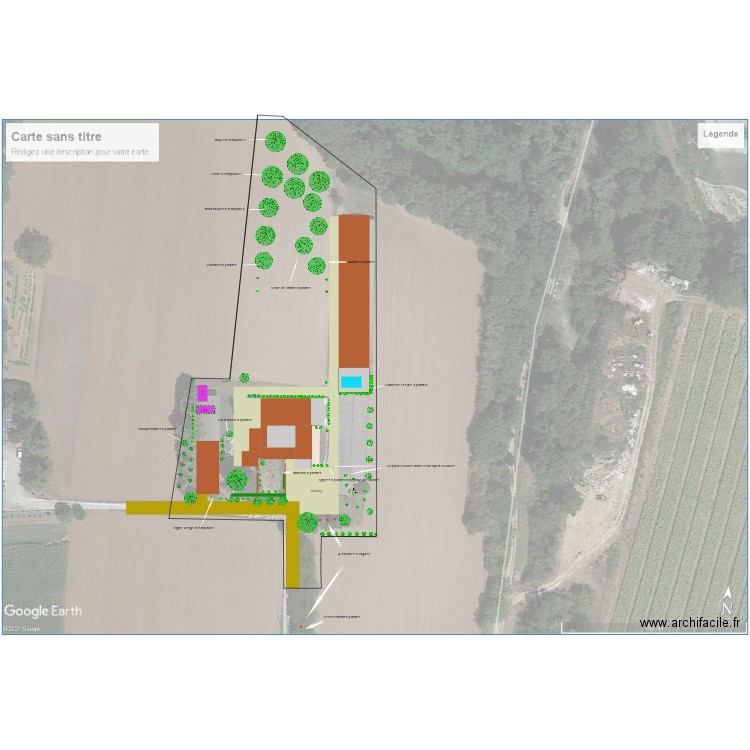 La  plaine  - Plantations V6. Plan de 0 pièce et 0 m2