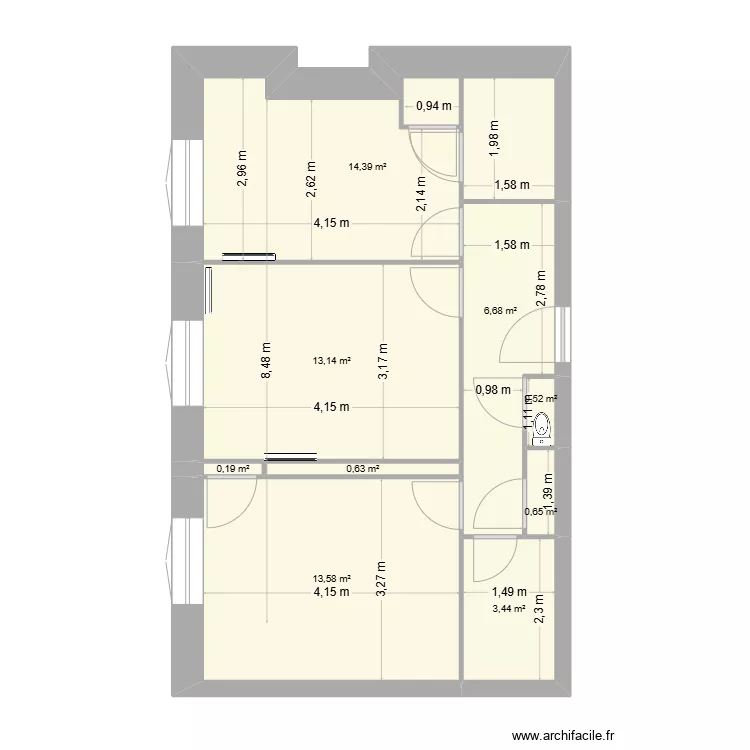 Pierre Arthaud. Plan de 