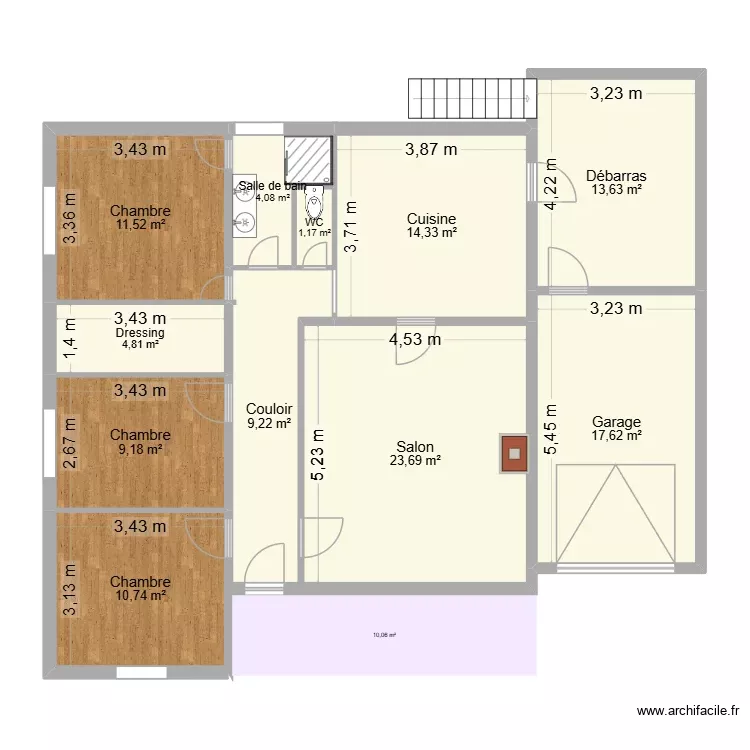 Notre Maison. Plan de 11 Pièces et 120 m² Notre Maison. Plan de 11 Pièces et 120 m²