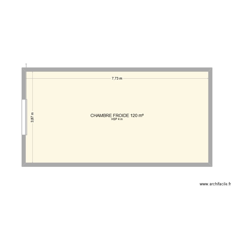 chebli. Plan de 1 pièce et 30 m2