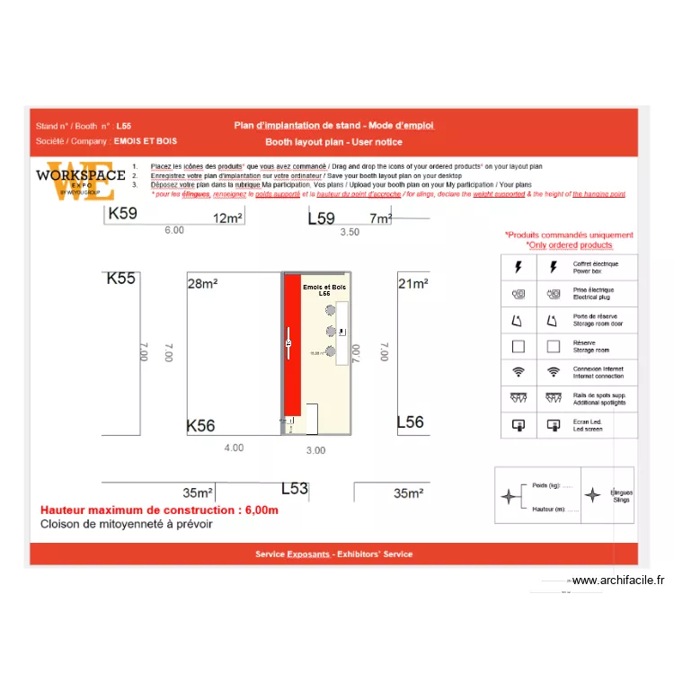 salon Workspace 14/03/2024 V2. Plan de salon Workspace 14/03/2024 V2. Plan de