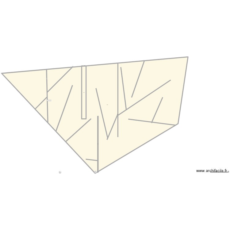 lambirt. Plan de 6 pièces et 263 m2