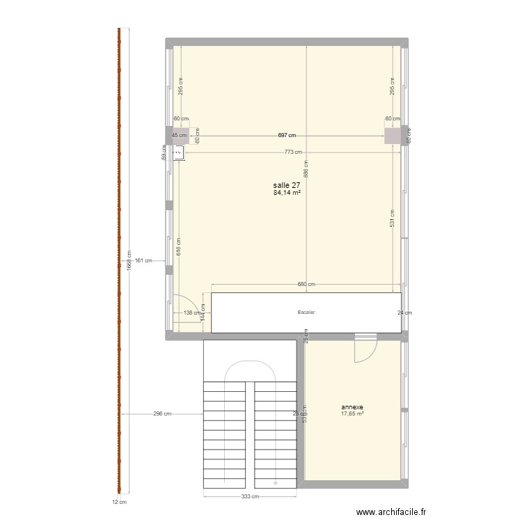 classe 27 AA. Plan de 0 pièce et 0 m2