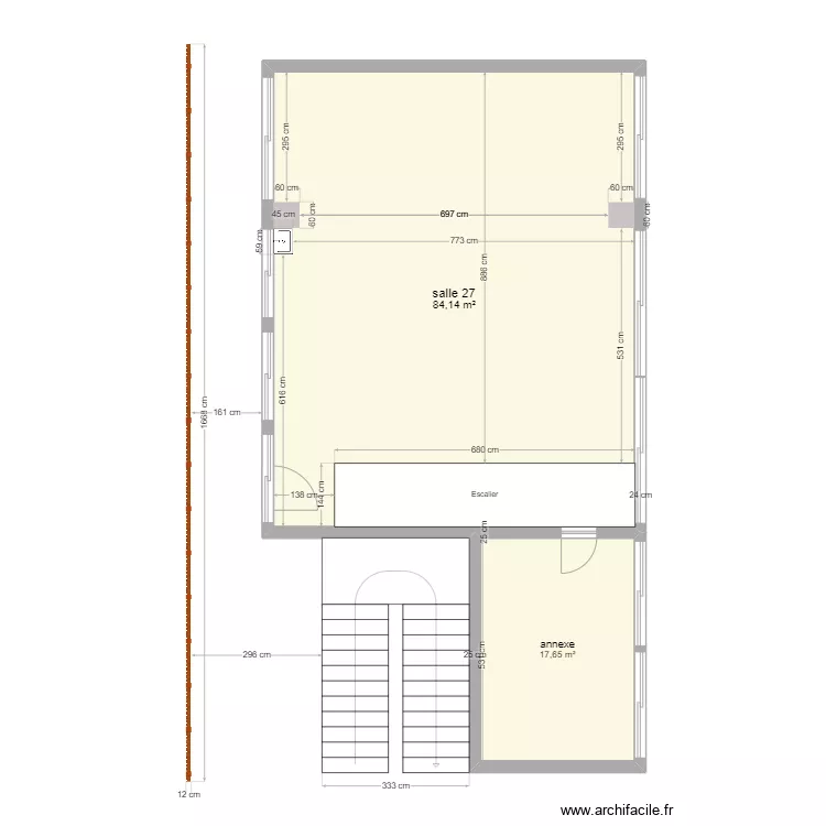 classe 27 AA. Plan de 