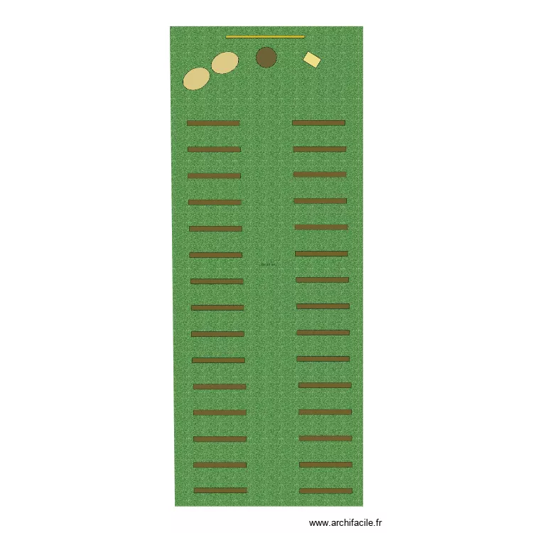 ext&eacute;rieur domaine cotonne c&eacute;r&eacute;monie. Plan de 
