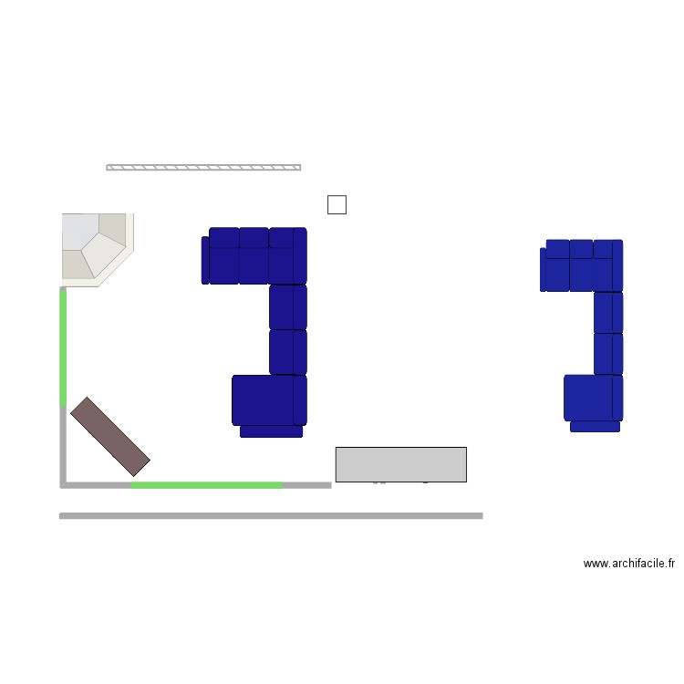 Salon Périgny. Plan de 0 pièce et 0 m2