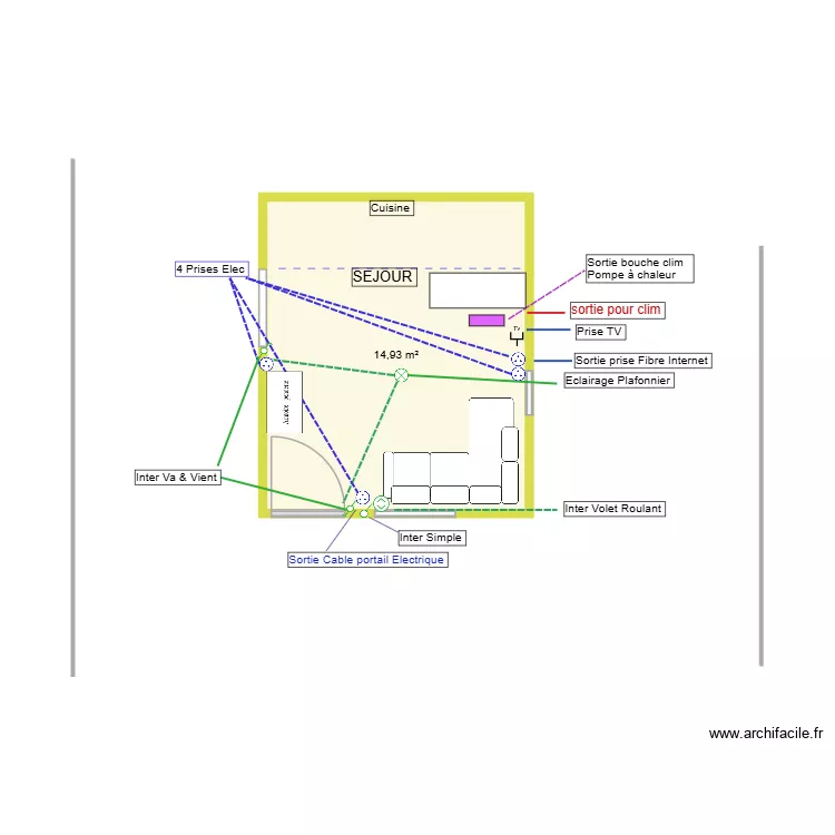 6-Pibrac Séjour avec Elec. Plan de 6-Pibrac Séjour avec Elec. Plan de