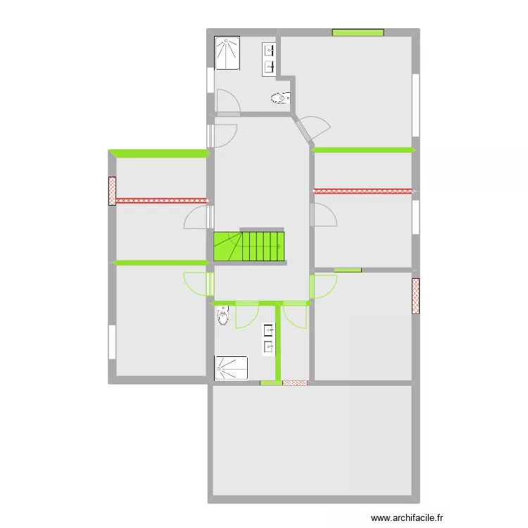 Gelbressée situation projetée avec modifications. Plan de Gelbressée situation projetée avec modifications. Plan de