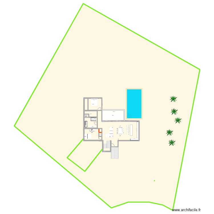 futur 8. Plan de 5 pièces et 1853 m2