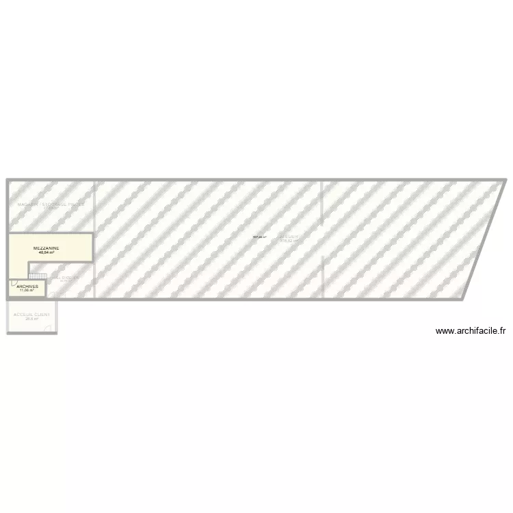GARAGE DE LA FOLIE. Plan de GARAGE DE LA FOLIE. Plan de