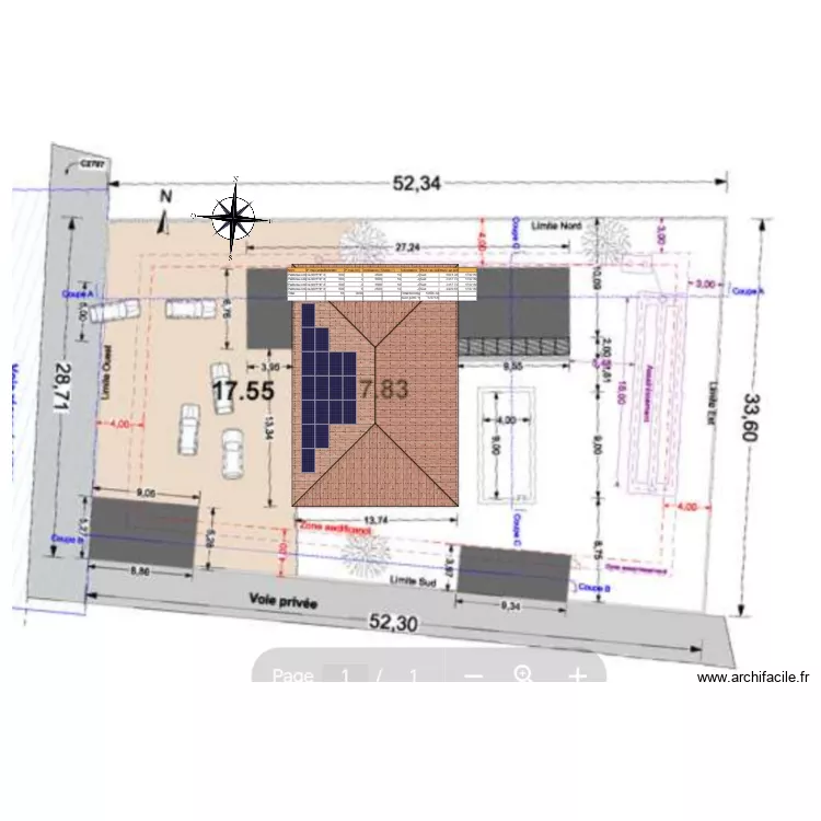 porto vecchio 14 500. Plan de 