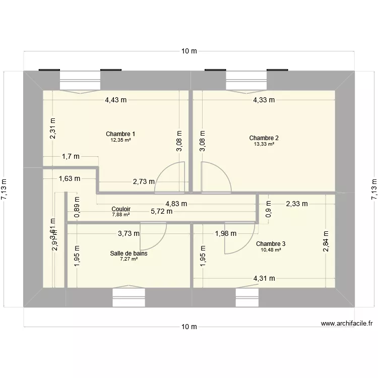 etage. Plan de 5 et 51 m² etage. Plan de 5 et 51 m²