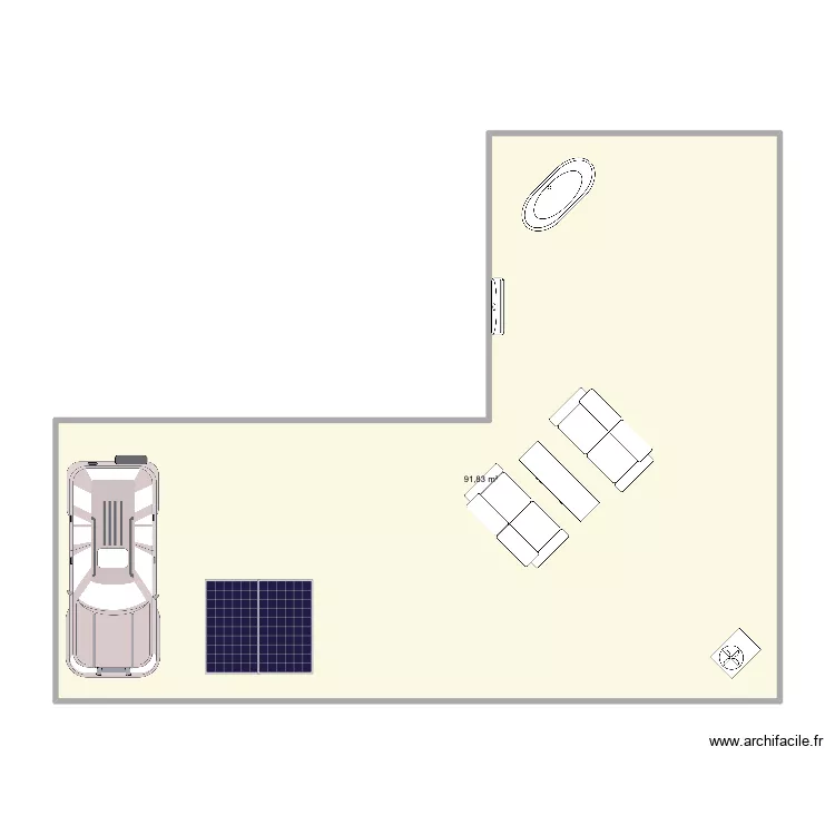 Plan foire. Plan de 1 et 92 m² Plan foire. Plan de 1 et 92 m²