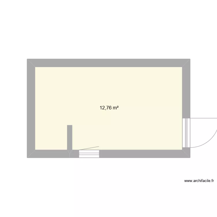sdb Galade. Plan de 1 pièce et 13 m² sdb Galade. Plan de 1 pièce et 13 m²