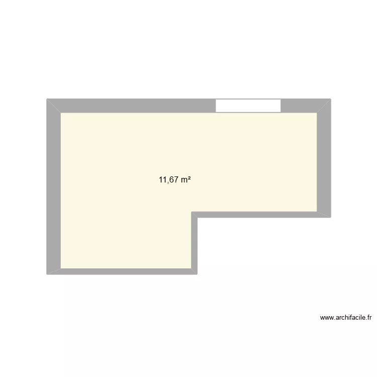 Plan &eacute;tage 2. Plan de 1  et 12 m²