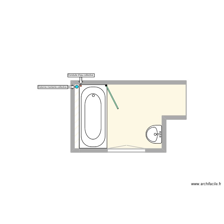 Lrm Rudolphi. Plan de 2 pièces et 4 m2