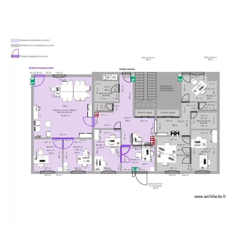 WIMOOV TOURS APRÈS AMÉNAGEMENTS. Plan de WIMOOV TOURS APRÈS AMÉNAGEMENTS. Plan de