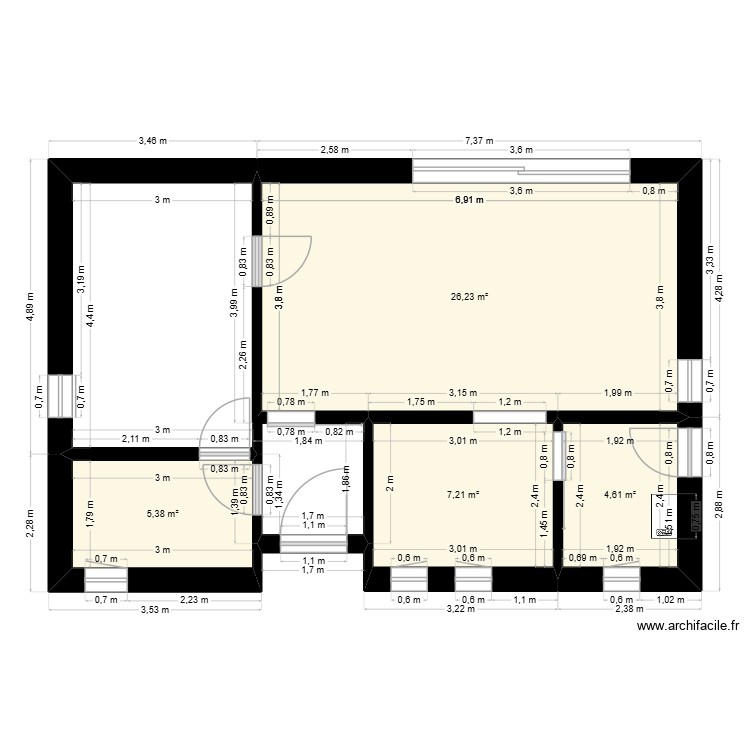 Plan architecte Cousolre. Plan de 0 pièce et 0 m2