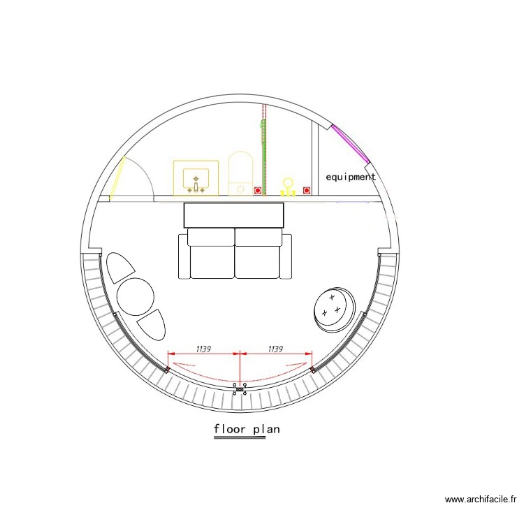 rond 5m. Plan de 0 pièce et 0 m2 rond 5m. Plan de 0 pièce et 0 m2