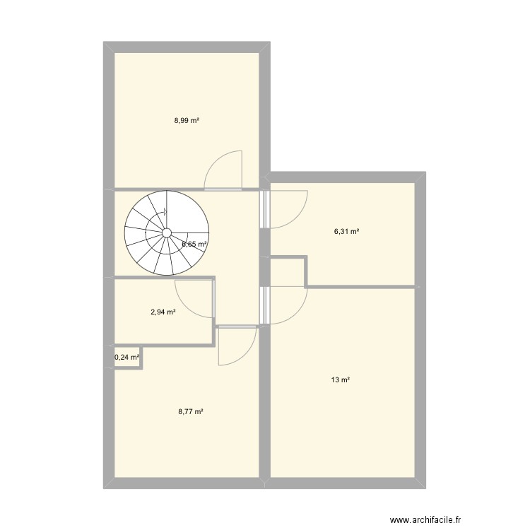 Plan 2ème etg. Plan de 0 pièce et 0 m2