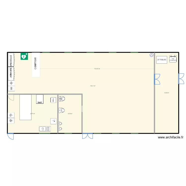 Salle Balinghem2. Plan de 