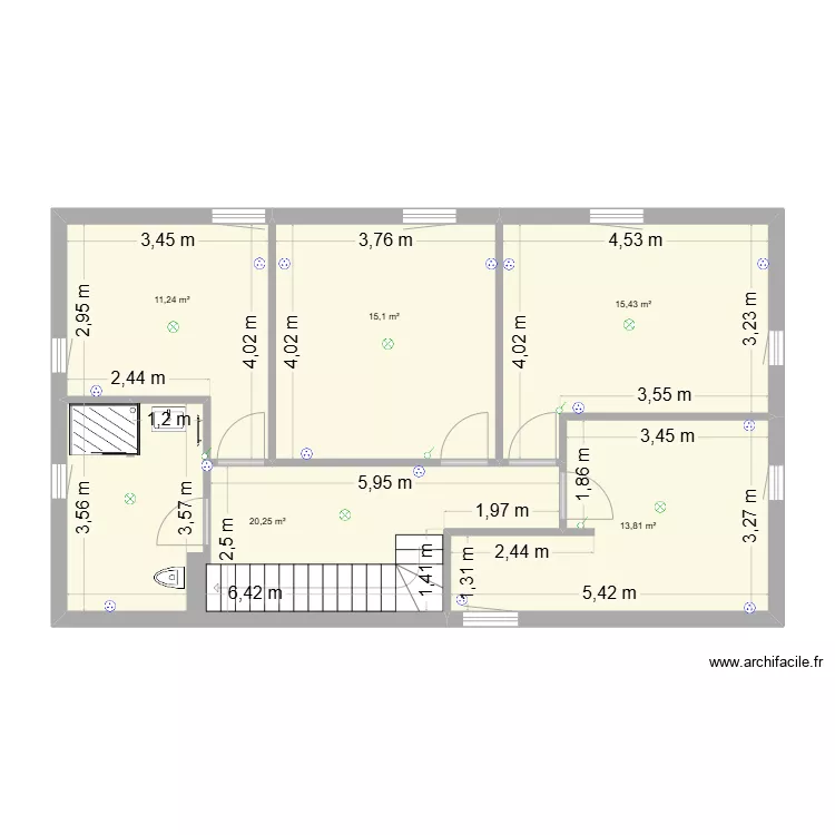 Plan Maison Venelles v1. Plan de 