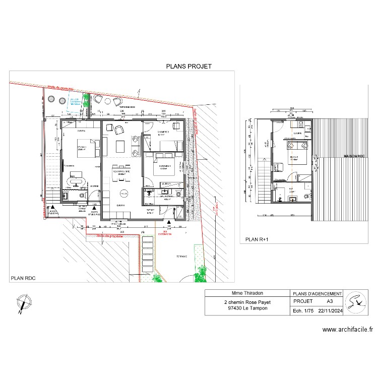 Maison Thiancourt. Plan de 0 pièce et 0 m2