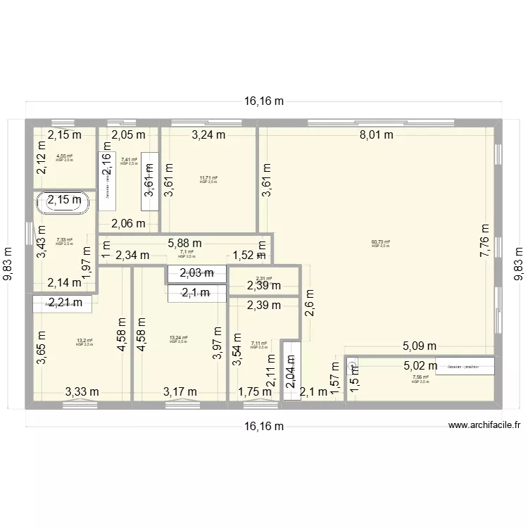 maison. Plan de 11 et 142 m² maison. Plan de 11 et 142 m²