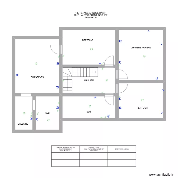idee_premier. Plan de 8  et 94 m²