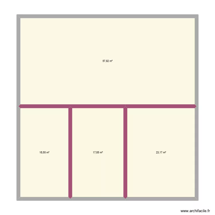 plan B. Plan de 4 et 115 m² plan B. Plan de 4 et 115 m²