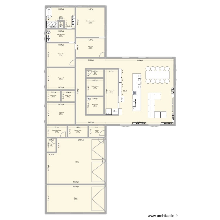 maiaon 1. Plan de 0 pièce et 0 m2