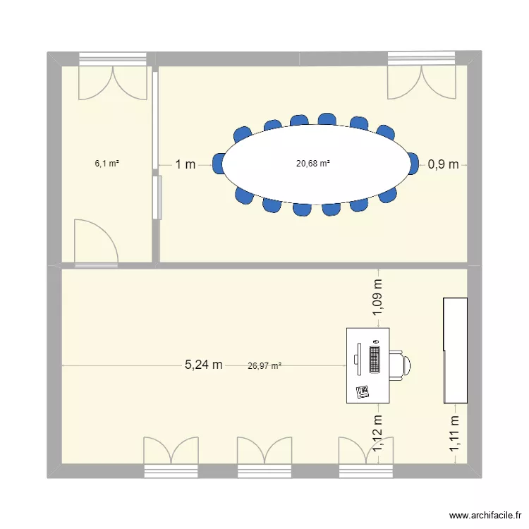 MAIRIE. Plan de 3 et 54 m² MAIRIE. Plan de 3 et 54 m²