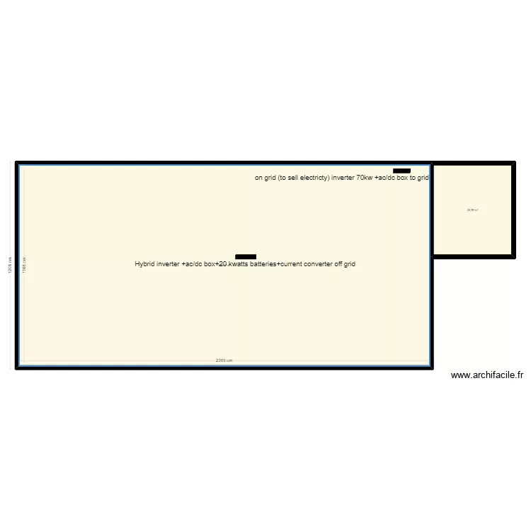 installation- rez de chaussee. Plan de 