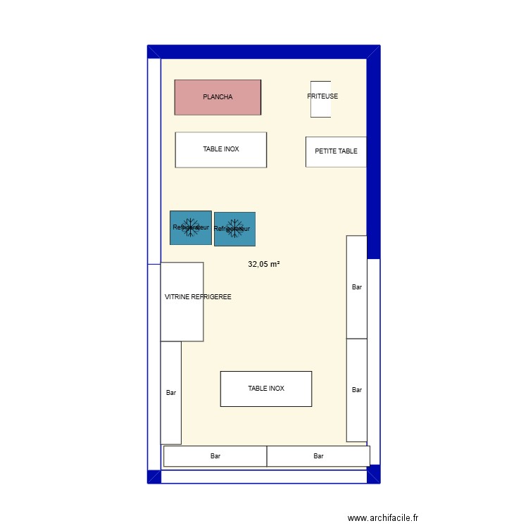 CASETAS2025. Plan de 1 pièce et 32 m2