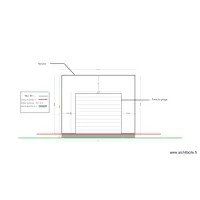 Plan de coupe abri de jardin