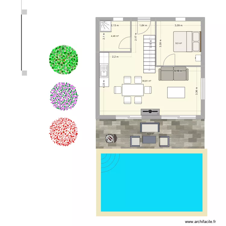 phalempin. Plan de 3 Pièces et 45 m² phalempin. Plan de 3 Pièces et 45 m²