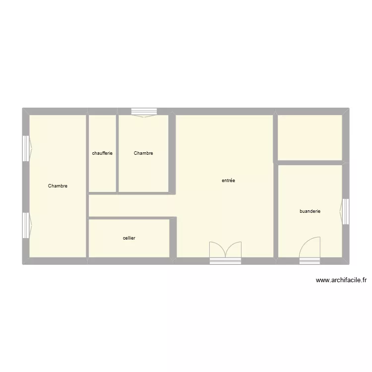 quinnesiere biras &eacute;tat initial rdc. Plan de 