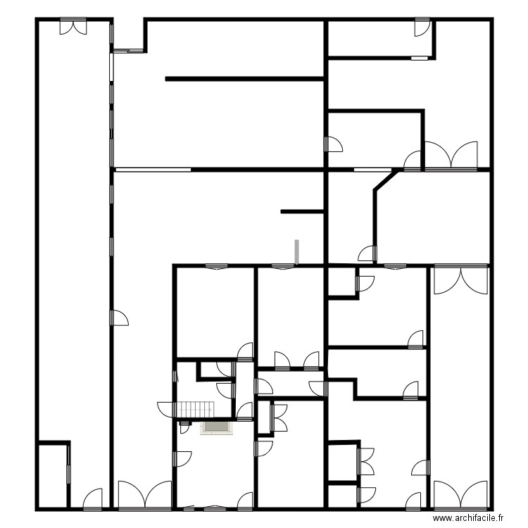 BIOT Longeaux. Plan de 22 pièces et 682 m2